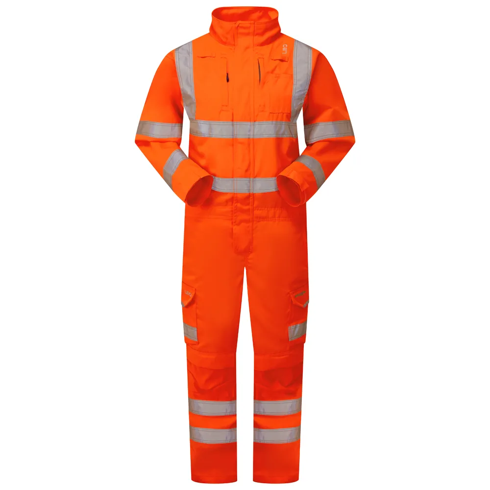 MOLLAND Leo EcoViz Poly/Cotton Coverall — HV ORANGE